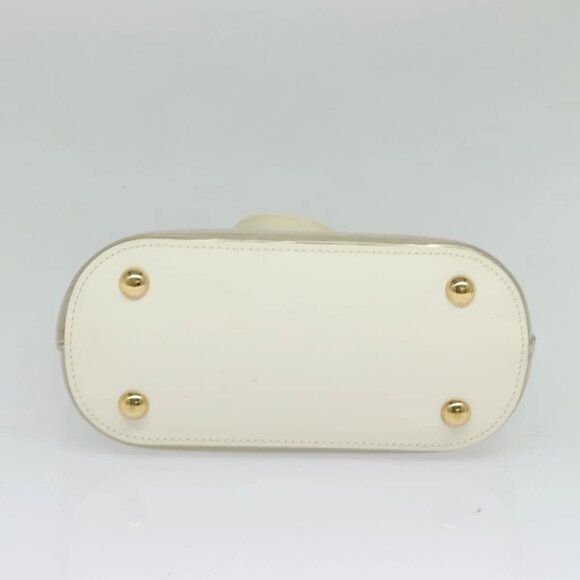 LOUIS VUITTON Epi Plage Mini Lagoon Bay Hand Bag White M92263 LV Auth 134761 - Picture 6 of 16